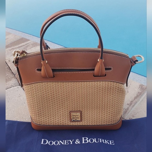 Dooney & Bourke Beacon Woven Domed Satchel - NWT (New) - Picture 2 of 7